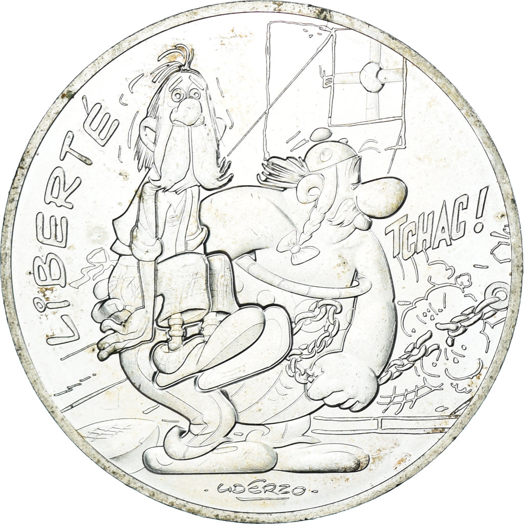 France, 10 Euro, Astérix Liberté (Astérix chez les bretons), 2015, Paris