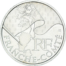 France, 10 Euro, Franche-Comté, 2010, Paris, SUP+, Argent, KM:1653