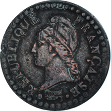 Münze, Frankreich, Dupré, Centime, AN 7, Paris, S+, Bronze, KM:646, Gadoury:76