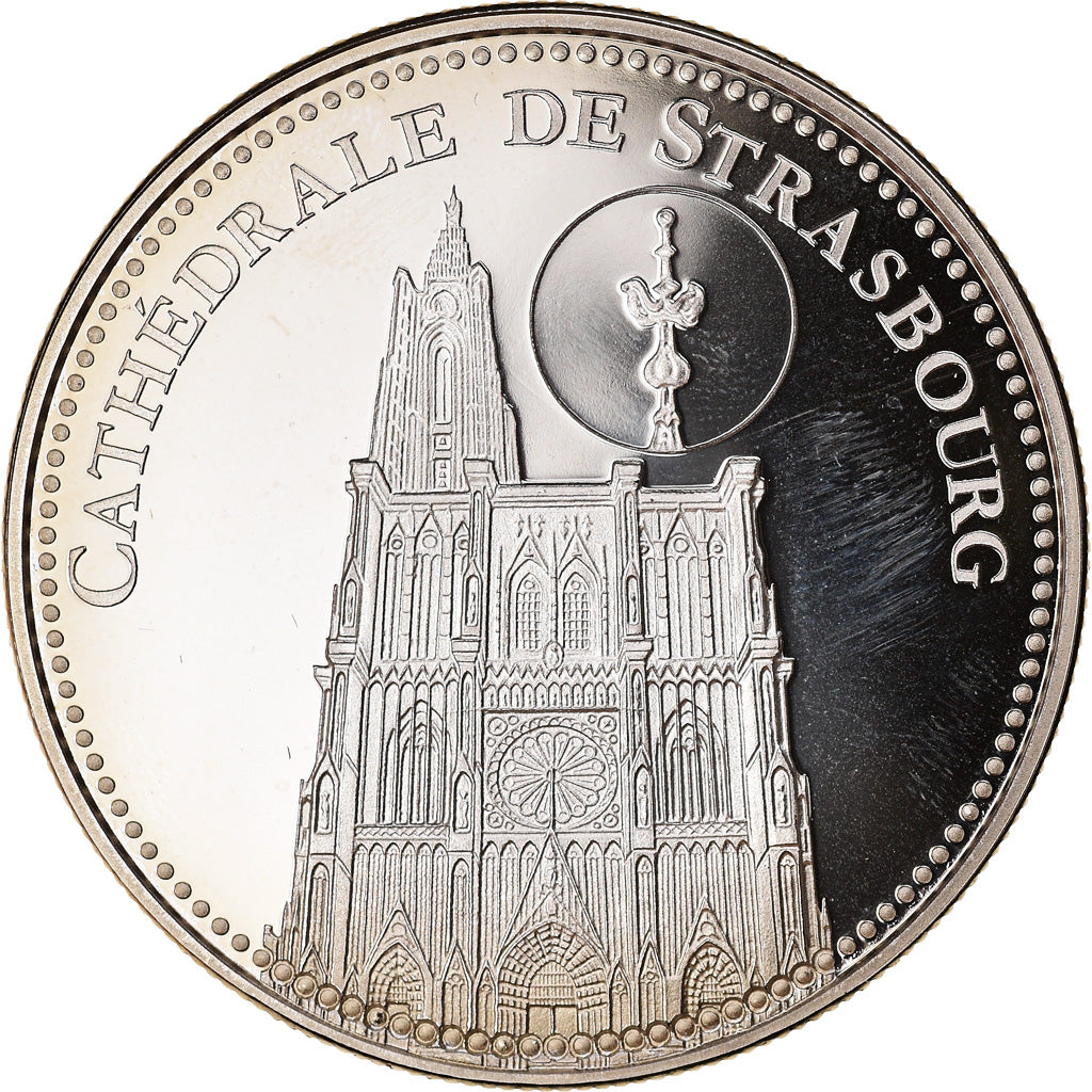 France, Medal, Cathédrale de Strasbourg, MS(65-70), Copper-nickel