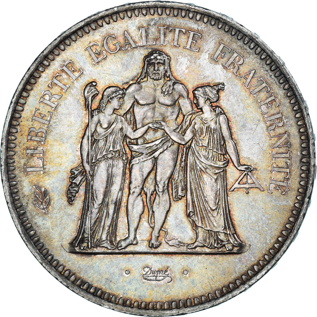 Monnaie, France, Hercule, 50 Francs, 1977, Paris, SUP, Argent, Gadoury:882