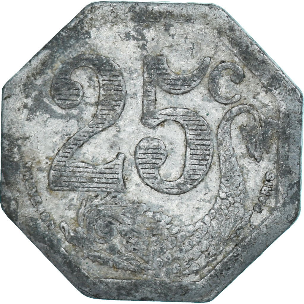 Moneta, Francja, Société du Commerce, Chambre de commerce, La Rochelle, 25