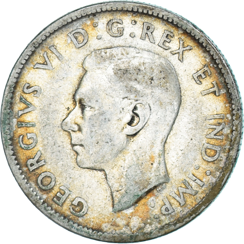 Coin, Canada, George VI, 25 Cents, 1944, Royal Canadian Mint, Ottawa, VF(20-25)