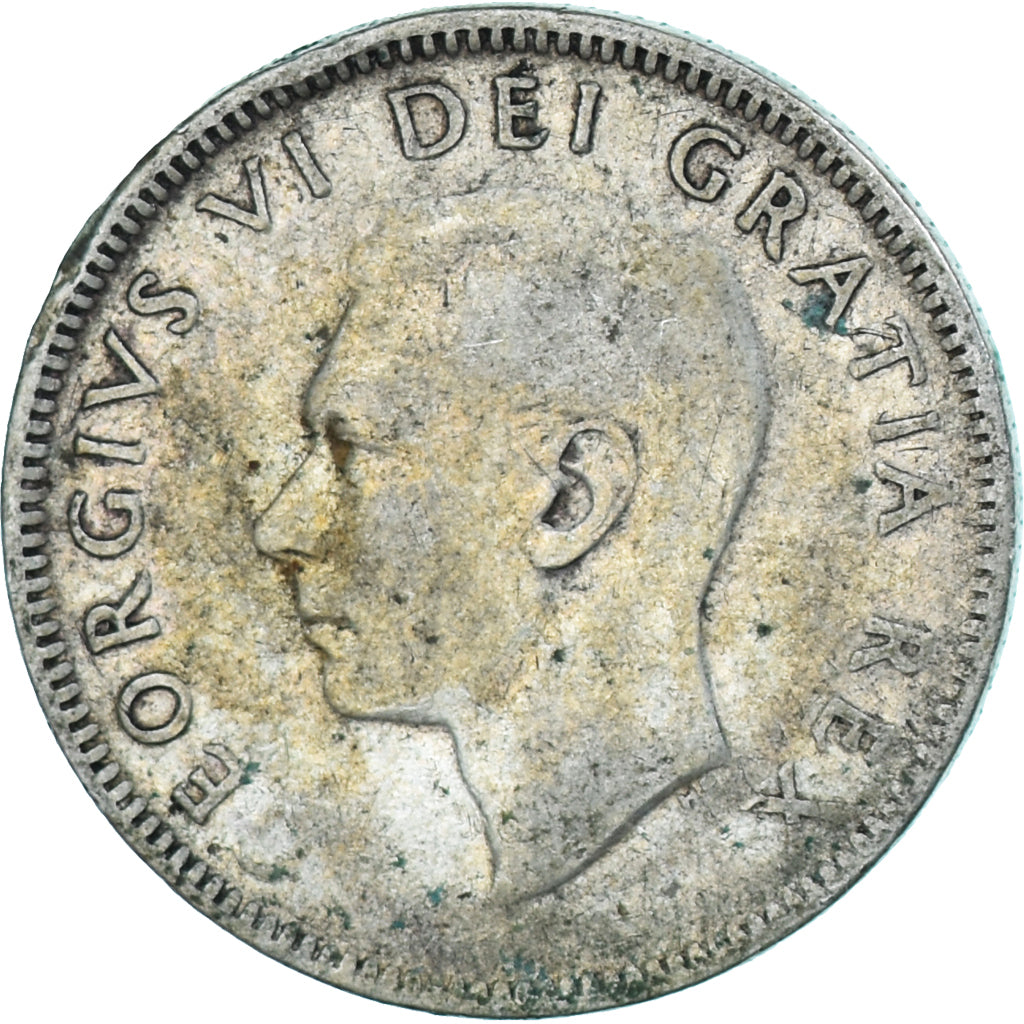Coin, Canada, George VI, 25 Cents, 1950, Royal Canadian Mint, Ottawa, VF(30-35)