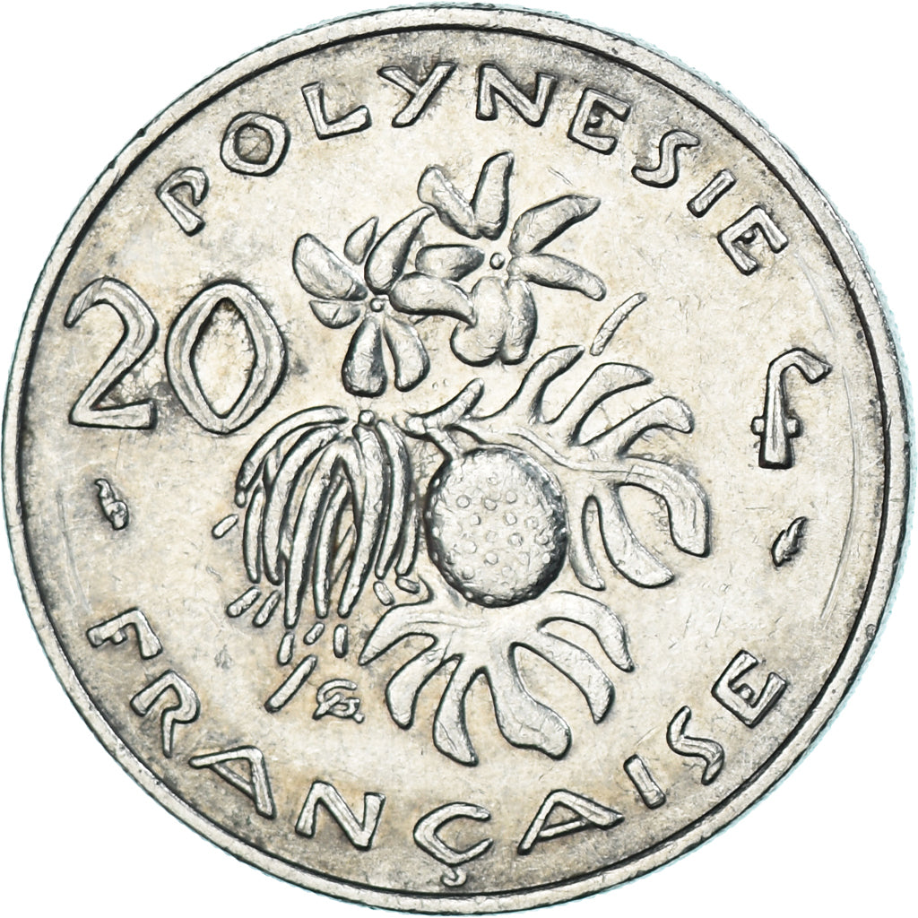 Coin, French Polynesia, 20 Francs, 1979, Paris, EF(40-45), Nickel, KM:9