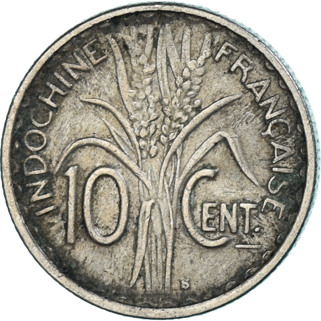 Moneta, INDOCINA FRANCESE, 10 Cents, 1941, BB, Rame-nichel, KM:21.1a