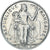 Moneda, Polinesia francesa, 5 Francs, 1986, Paris, MBC, Aluminio, KM:12