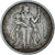 Moneta, Polinezja Francuska, 2 Francs, 1965, Paris, VF(20-25), Aluminium, KM:3