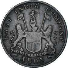 Monnaie, Inde britannique, MADRAS PRESIDENCY, 20 Cash, 1803, Soho Mint