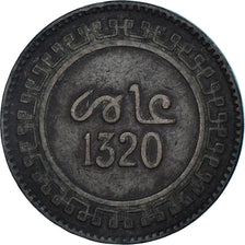 Moneta, Marocco, 'Abd al-Aziz, 10 Mazunas, 1902/AH1320, Berlin, MB+, Bronzo