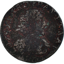 Münze, Frankreich, Louis XIII, Double Tournois, SGE+, Kupfer