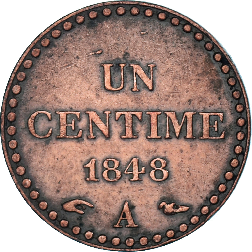 Monnaie, France, Dupré, Centime, 1848, Paris, TTB, Bronze, Gadoury:84, KM:754