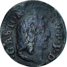 Münze, Frankreich, DOMBES, Gaston d'Orléans, Denier Tournois, 1651, Trévoux