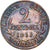 Moneta, Francja, Dupuis, 2 Centimes, 1911, Paris, VF(30-35), Brązowy, KM:841