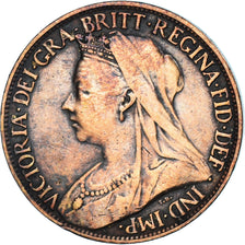 Coin, Great Britain, Victoria, Farthing, 1897, VF(20-25), Bronze, KM:788.1