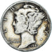 Moeda, Estados Unidos da América, Mercury Dime, Dime, 1943, U.S. Mint