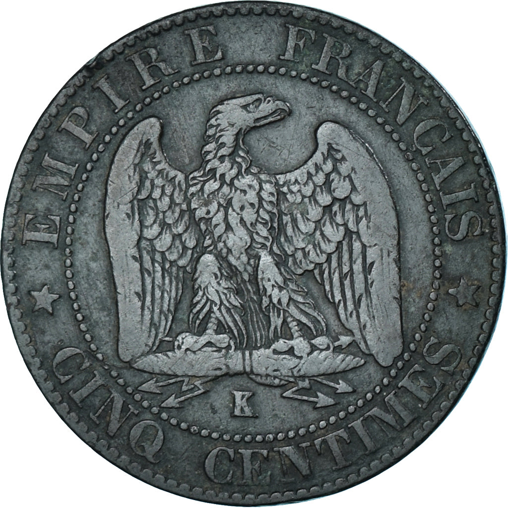 Coin, France, Napoleon III, Napoléon III, 5 Centimes, 1856, Bordeaux