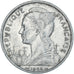 Coin, Réunion, 5 Francs, 1955, EF(40-45), Aluminum, KM:9