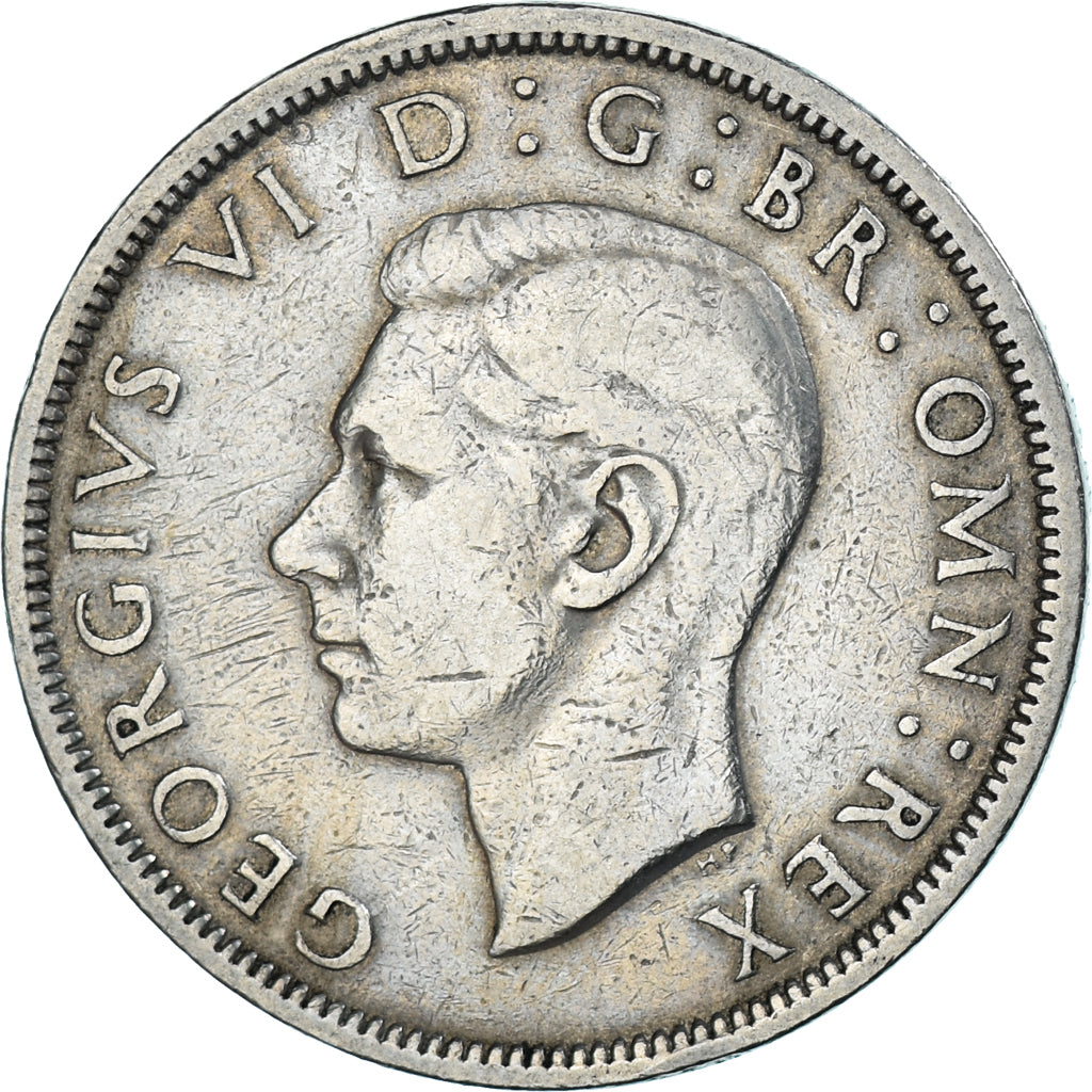 Coin, Great Britain, George VI, 1/2 Crown, 1949, VF(30-35), Copper-nickel