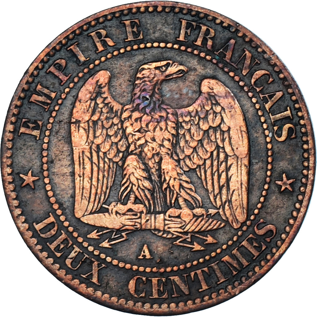 Coin, France, Napoleon III, Napoléon III, 2 Centimes, 1854, Paris, VF(20-25)