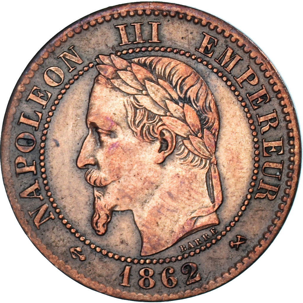 Münze, Frankreich, Napoleon III, Napoléon III, 2 Centimes, 1862, Bordeaux