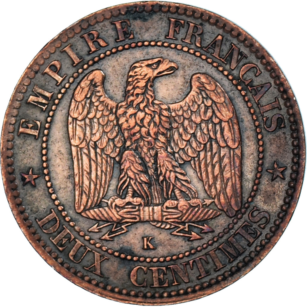 Münze, Frankreich, Napoleon III, Napoléon III, 2 Centimes, 1862, Bordeaux