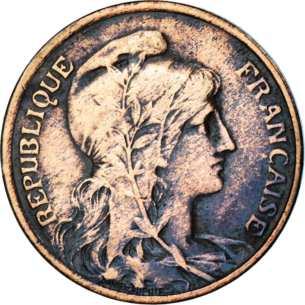 Münze, Frankreich, Dupuis, 5 Centimes, 1910, Paris, S, Bronze, KM:842