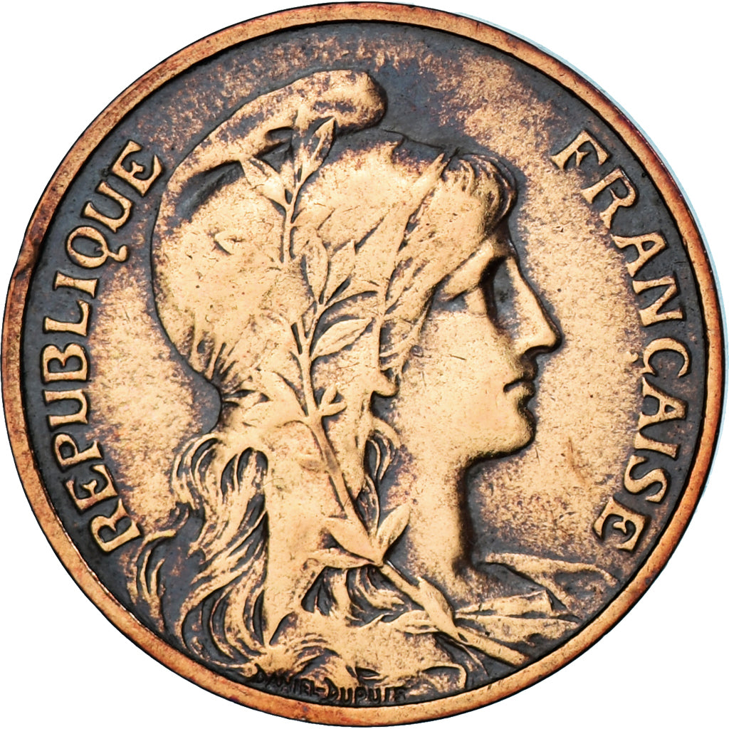 Monnaie, France, Dupuis, 5 Centimes, 1912, Paris, TB, Bronze, Gadoury:165