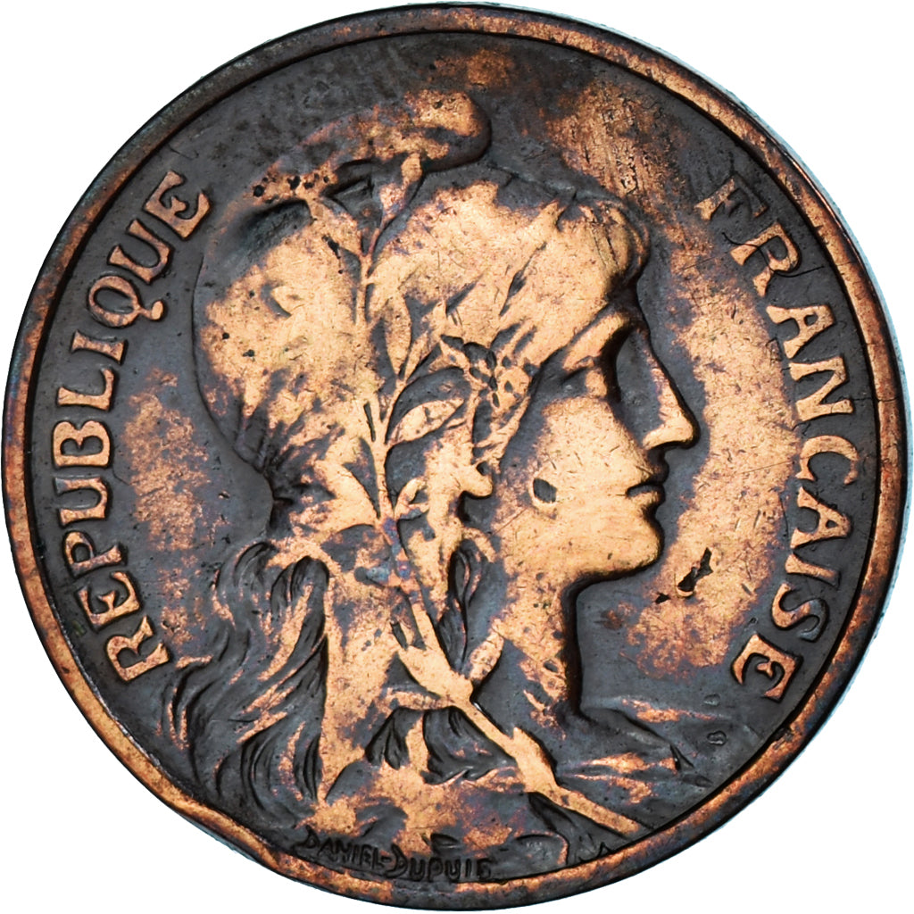 Coin, France, Dupuis, 5 Centimes, 1920, Paris, VF(20-25), Bronze, KM:842