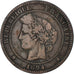 Coin, France, Cérès, 10 Centimes, 1894, Paris, VF(20-25), Bronze, KM:815.1