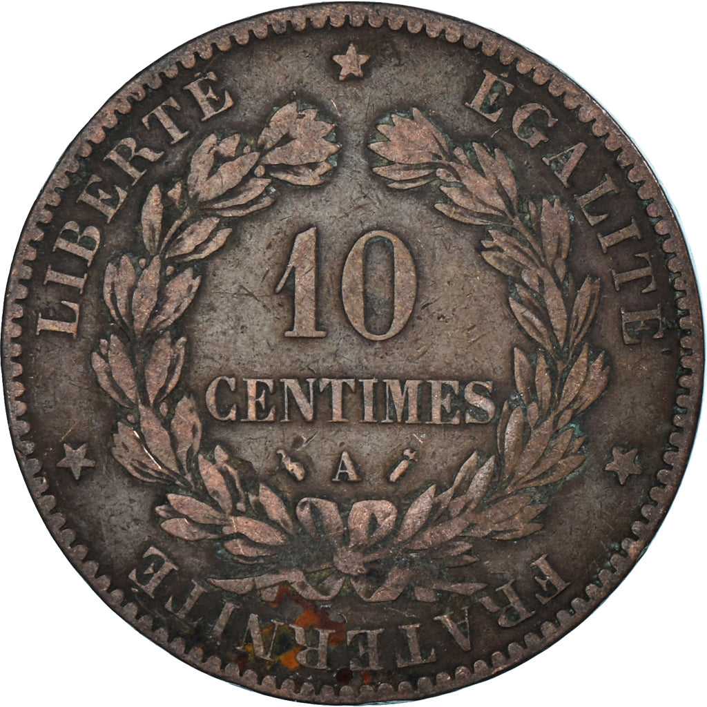 Coin, France, Cérès, 10 Centimes, 1894, Paris, VF(20-25), Bronze, KM:815.1