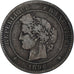 Moneta, Francia, Cérès, 10 Centimes, 1896, Paris, MB, Bronzo, KM:815.1