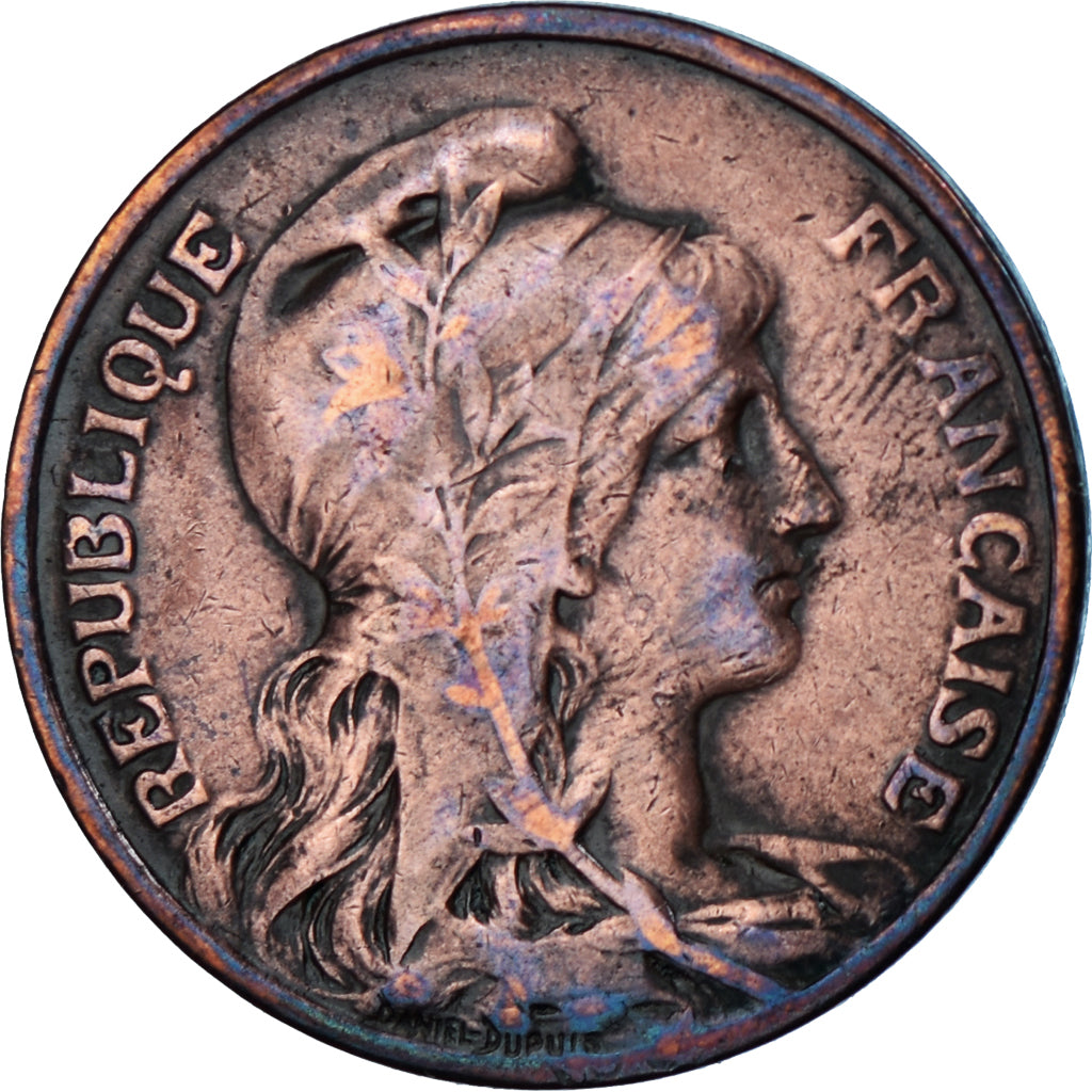 Coin, France, Dupuis, 10 Centimes, 1913, Paris, VF(20-25), Bronze, KM:843