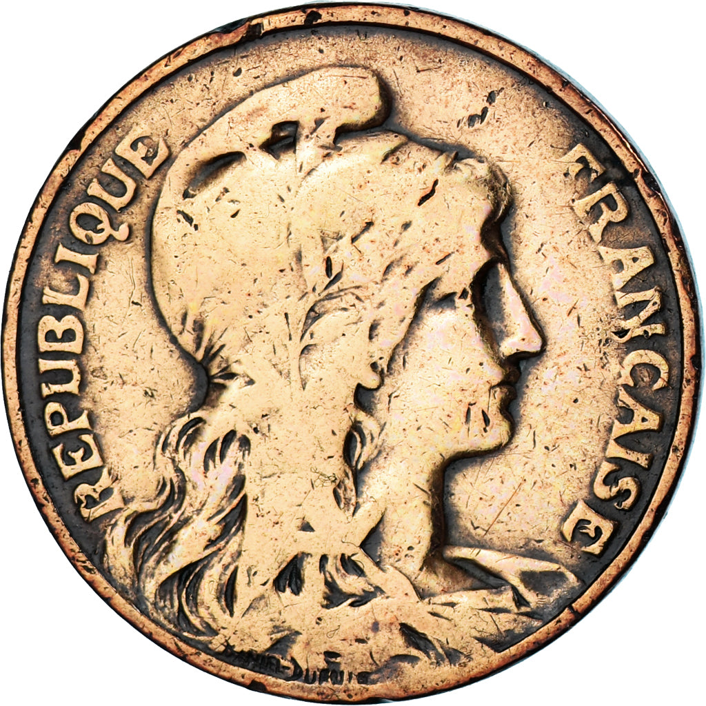 Coin, France, Dupuis, 10 Centimes, 1900, Paris, VF(20-25), Bronze, KM:843