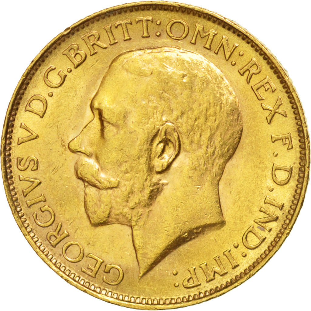 SOUTH AFRICA, Sovereign, 1926, KM #21, AU(55-58), Gold, 7.95