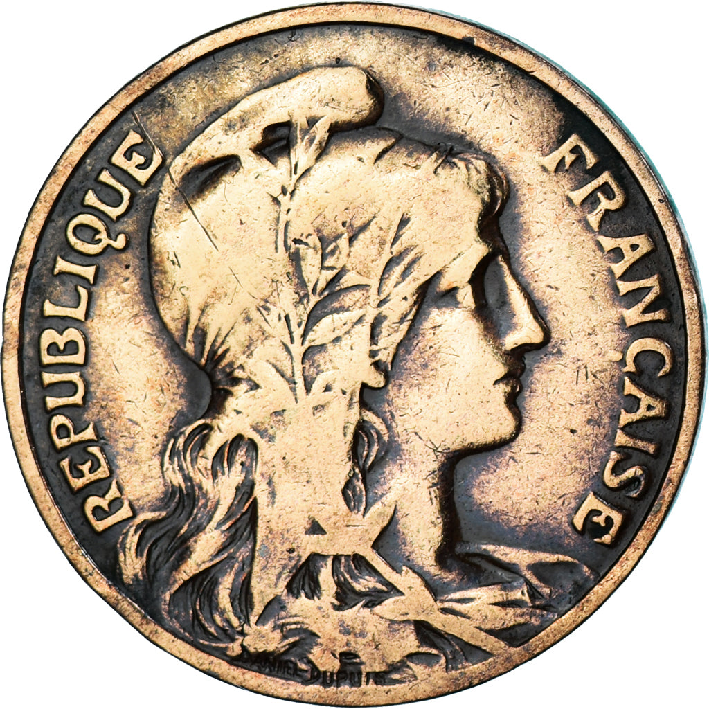Monnaie, France, Dupuis, 10 Centimes, 1911, Paris, TB, Bronze, Gadoury:277