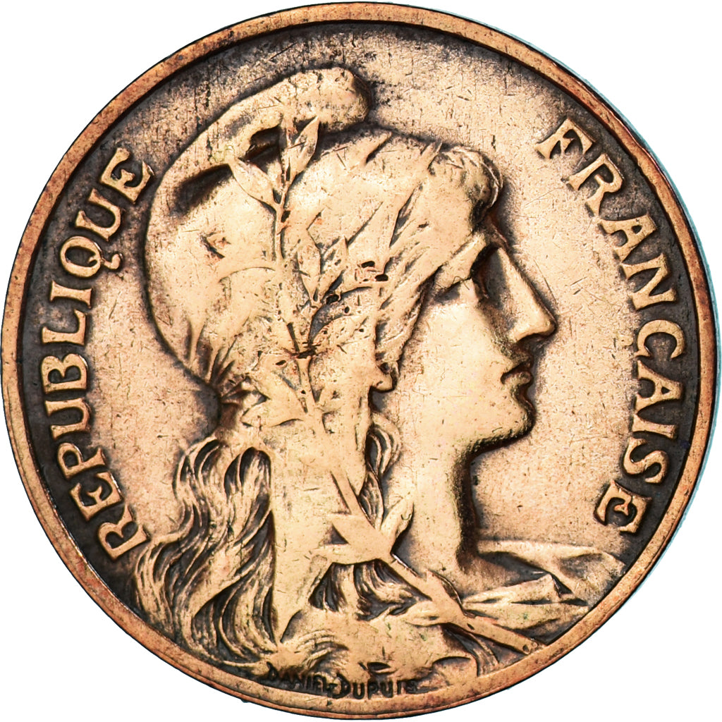 Monnaie, France, Dupuis, 10 Centimes, 1914, Paris, TB, Bronze, Gadoury:277