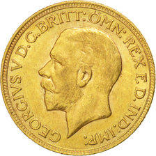 SOUTH AFRICA, Sovereign, 1930, KM #A22, AU(50-53), Gold, 7.98