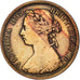 Moeda, Grã-Bretanha, Victoria, 1/2 Penny, 1887, VF(30-35), Bronze, KM:754