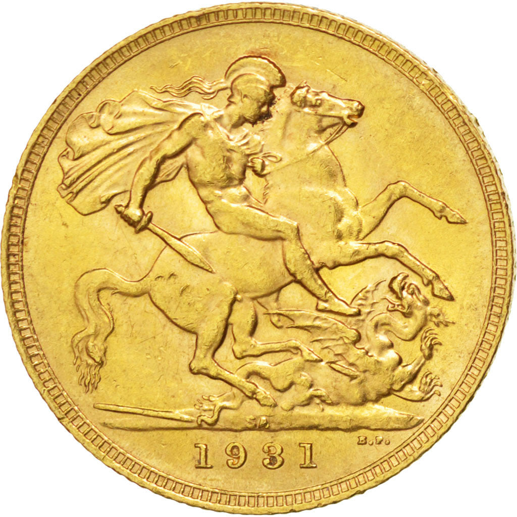 Afrique du Sud, Georges V, Souverain, 1931 SA, KM A22