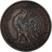 Moneda, África ecuatorial francesa, 50 Centimes, 1943, Pretoria, BC+, Bronce