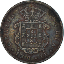 Moneda, Portugal, Maria II, 10 Reis, 1842, BC+, Cobre, KM:481