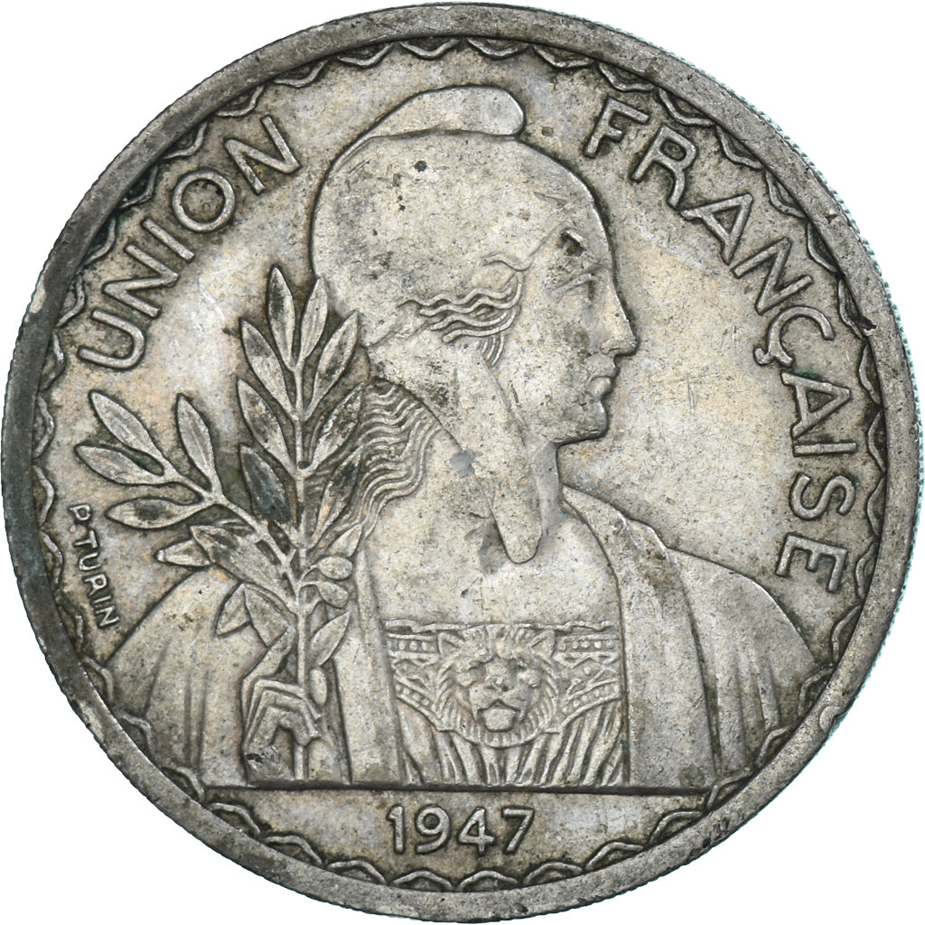 Moneda, INDOCHINA FRANCESA, Piastre, 1947, Paris, MBC, Cobre - níquel, KM:32.2