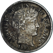Coin, United States, Barber Dime, Dime, 1913, U.S. Mint, Philadelphia