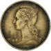 Coin, French Somaliland, 20 Francs, 1952, Paris, VF(30-35), Aluminum-Bronze