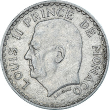 Coin, Monaco, Louis II, 5 Francs, 1945, EF(40-45), Aluminum, KM:122