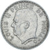 Coin, Monaco, Louis II, 5 Francs, 1945, EF(40-45), Aluminum, KM:122
