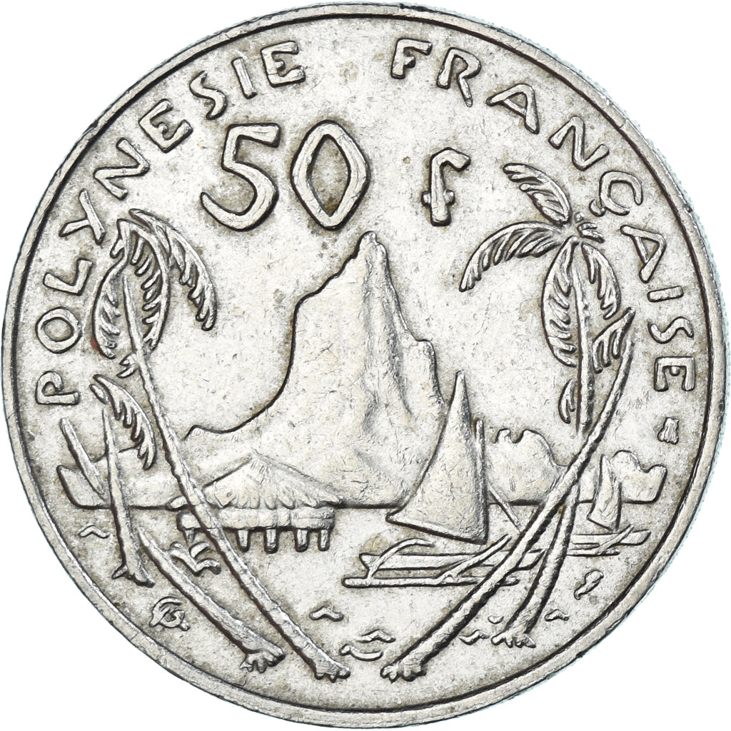 Coin, French Polynesia, 50 Francs, 1999, Paris, EF(40-45), Nickel, KM:13