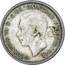 Coin, Australia, George VI, Shilling, 1946, Melbourne, VF(30-35), Silver, KM:39a
