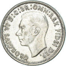 Coin, Australia, George VI, Shilling, 1950, Melbourne, AU(55-58), Silver, KM:46